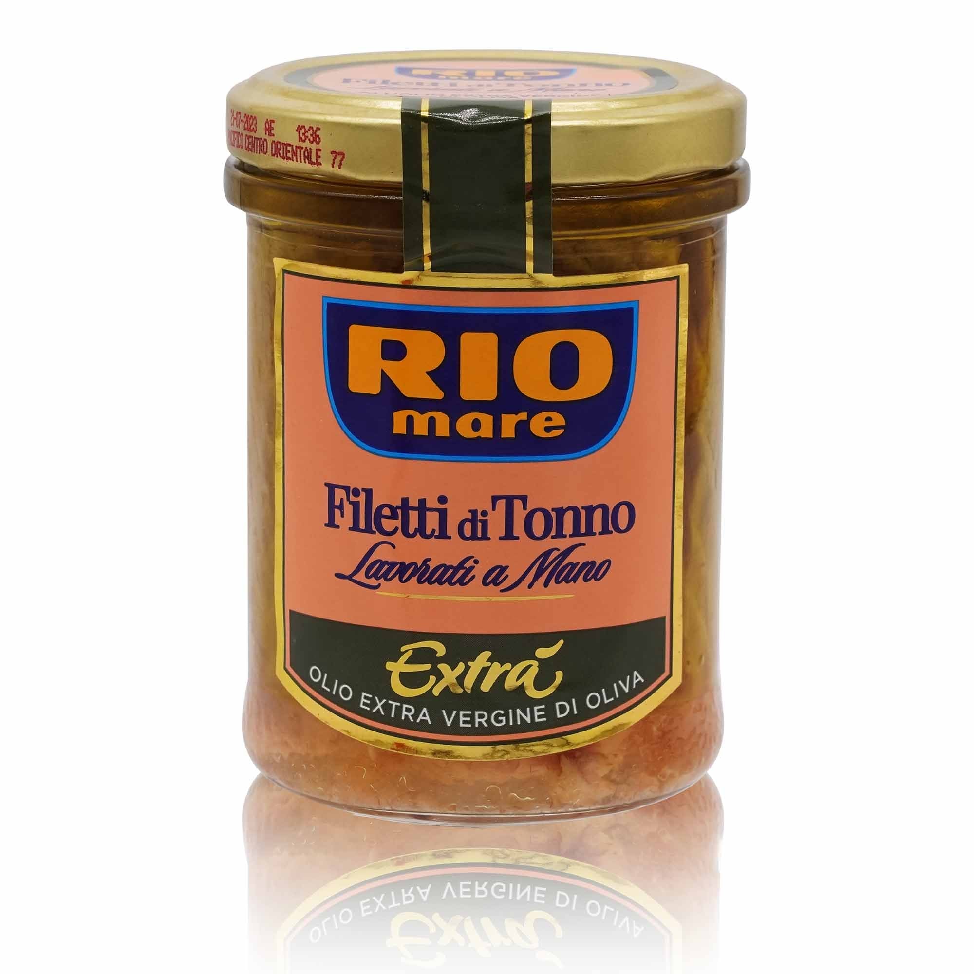 RIO MARE Filetti di Tonno in Olio Extra – Thunfischfilets in Olivenöl Extra - 0,180kg - italienisch-einkaufen.de