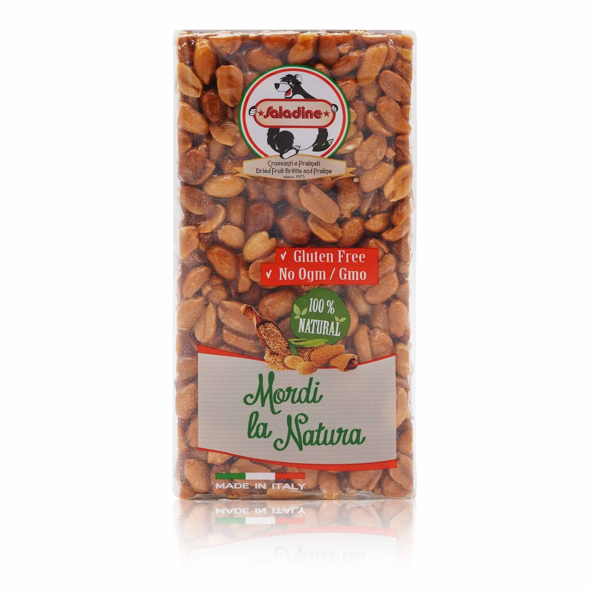 SALADINE Trancio croccante di arachidi – Erdnussriegel mit Honig - 0,150kg - italienisch-einkaufen.de