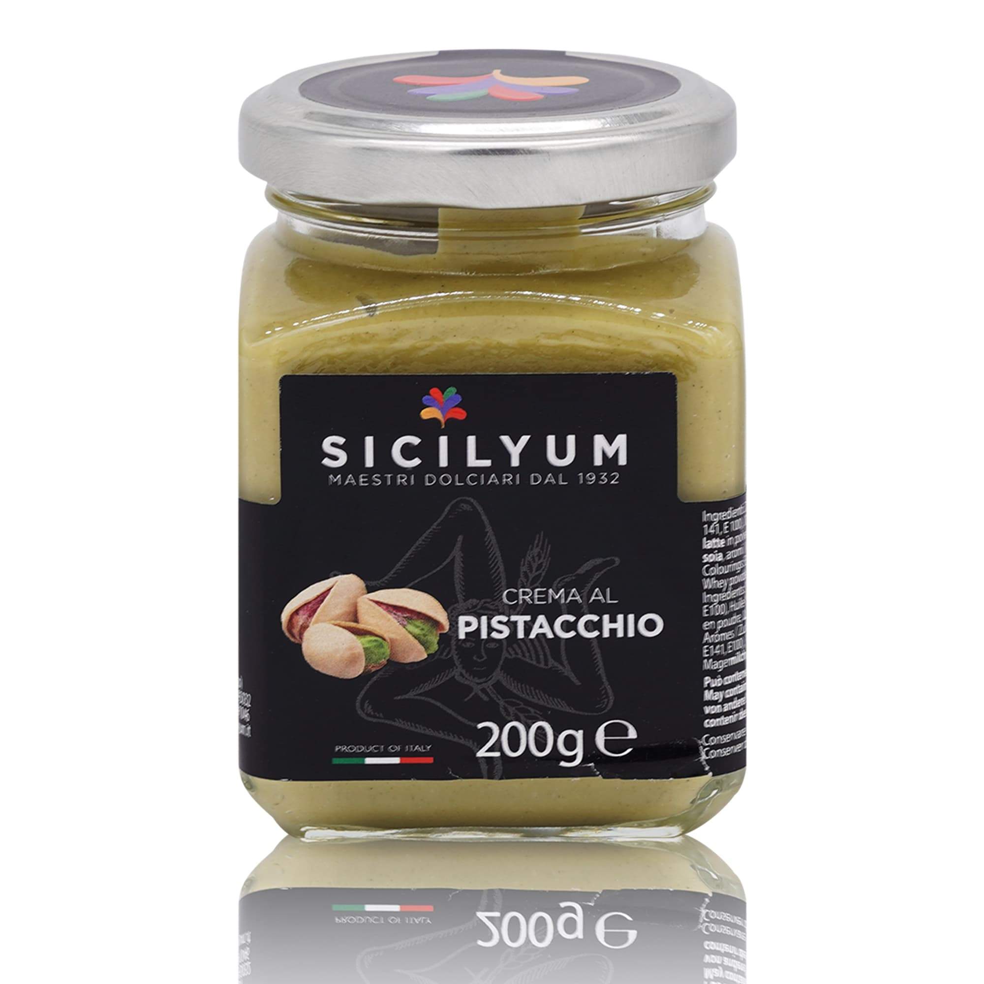 SICILYUM Crema al pistacchio – Pistaziencreme-Aufstrich - 0,200kg - italienisch-einkaufen.de