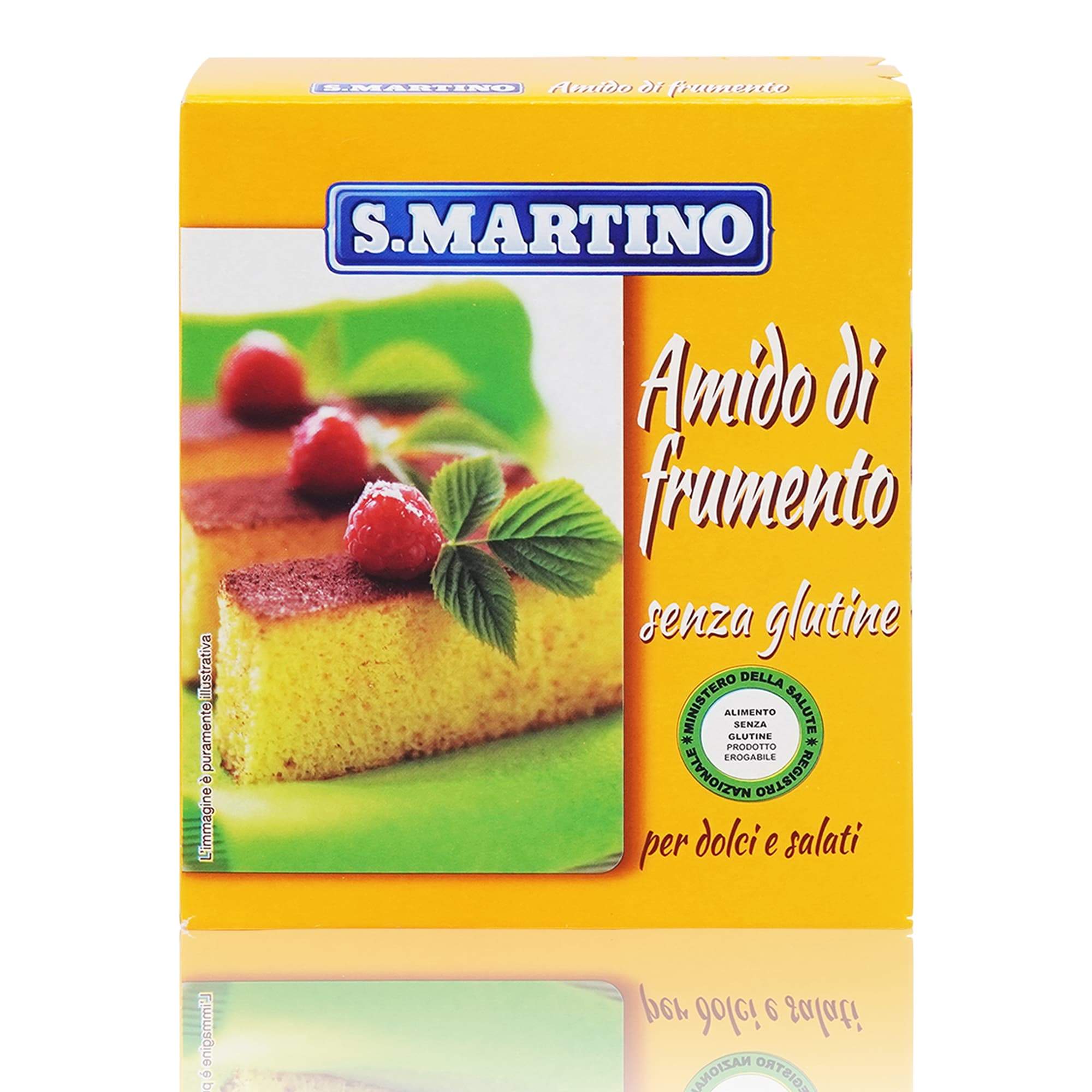 S.MARTINO Amido di Frumento senza Glutine – Weizenstärke Glutenfrei - 0,180kg - italienisch-einkaufen.de