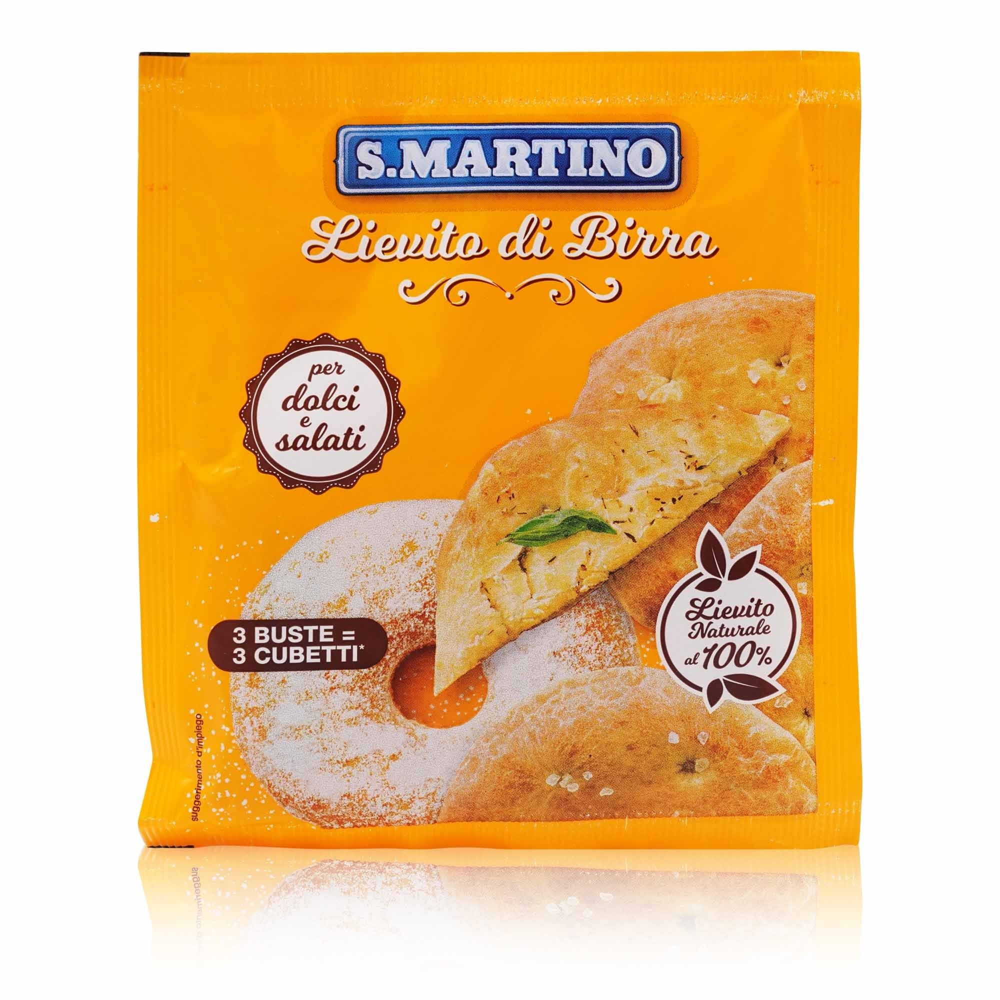 S.MARTINO Lievito di birra senza glutine – Bierhefe trocken - 0,030kg - italienisch-einkaufen.de