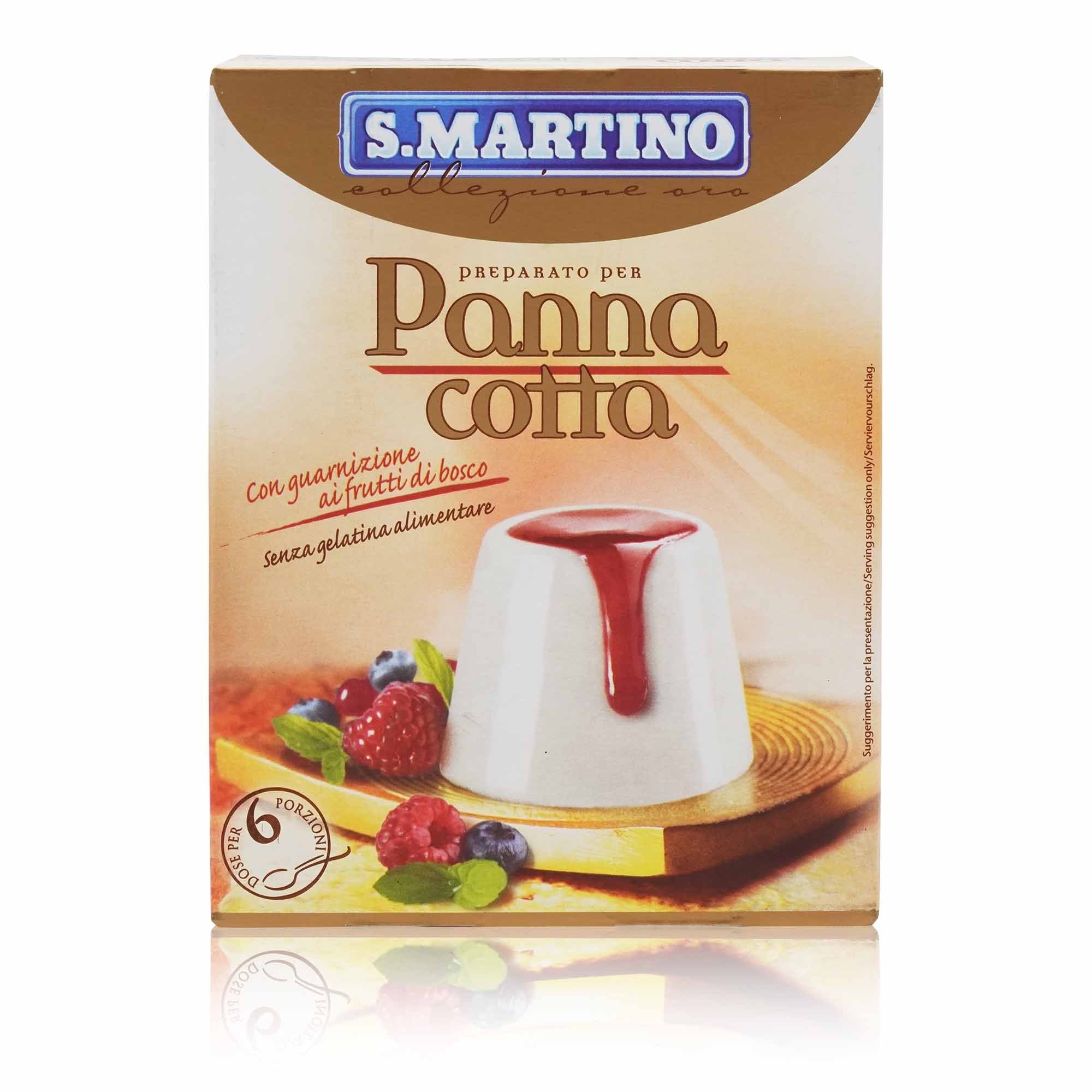 S.MARTINO Prep. Panna Cotta frutti di bosco – Backmischung Panna Cotta Waldfrüchte - 0,105kg - italienisch-einkaufen.de