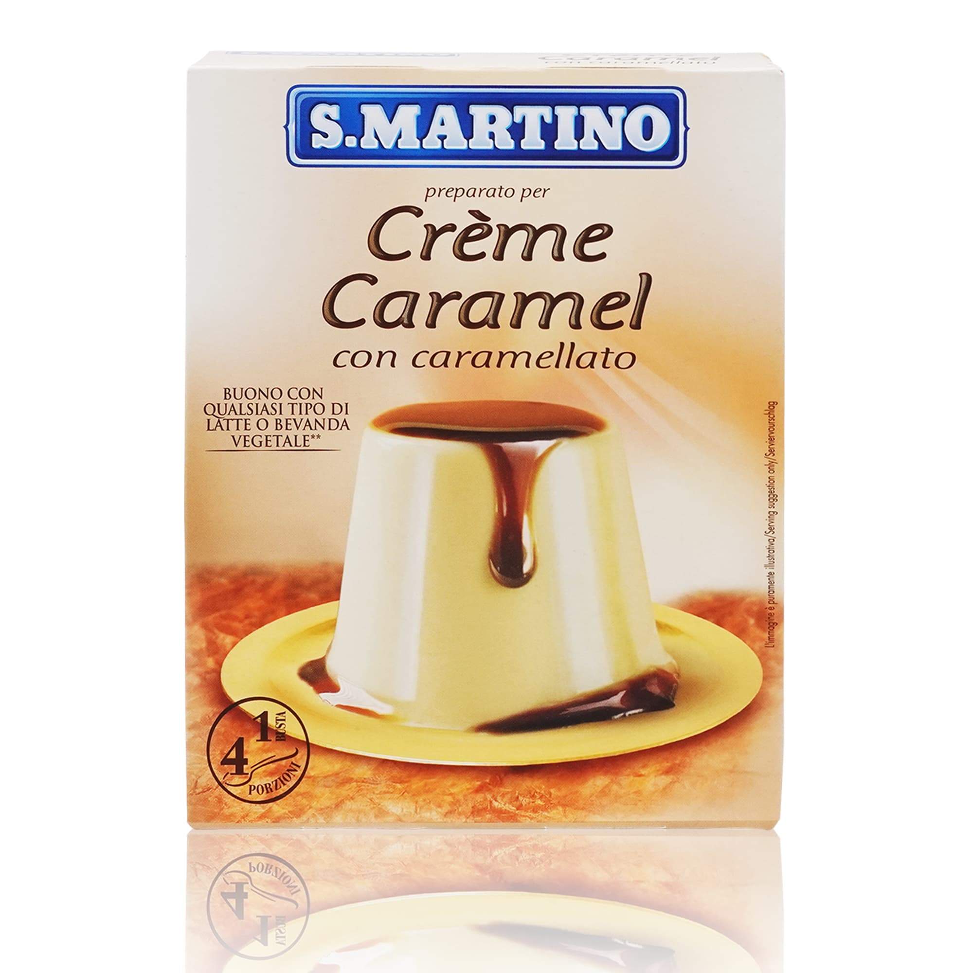 S.MARTINO Preparato Creme Caramel – Backmischung Creme Caramel - 0,095kg - italienisch-einkaufen.de