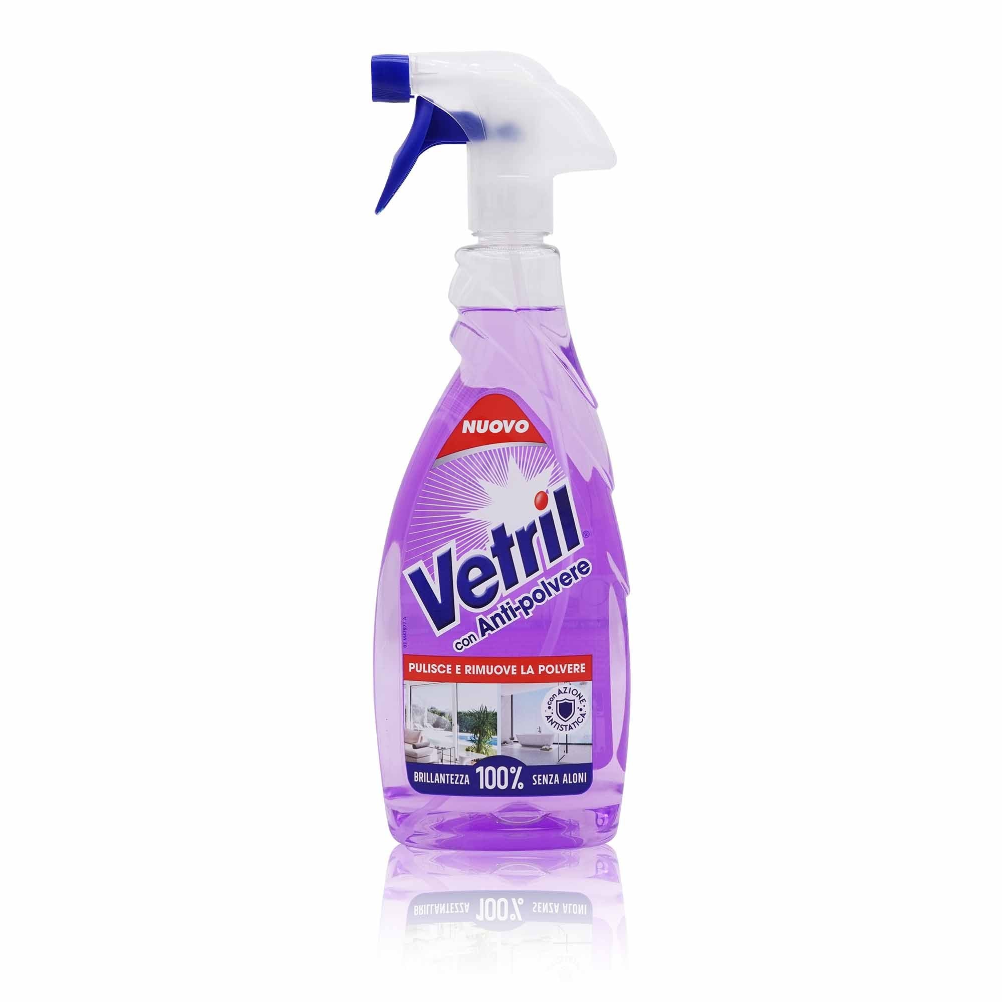 VETRIL Vetril Anti-polvere – Anti-Staub Reinigungsspray - 0,65l - italienisch-einkaufen.de
