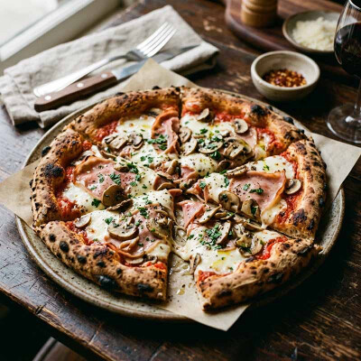 Pizza Prosciutto e Funghi: Der...
