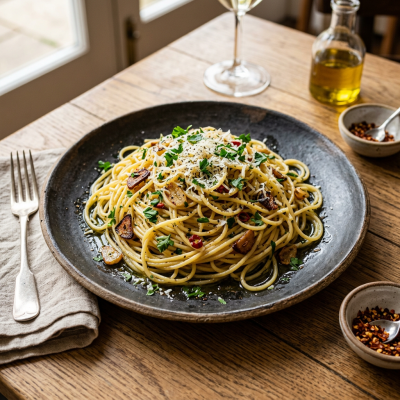 Spaghetti Aglio e Olio: Der...