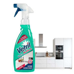 Vetril Vetri e Multiuso Alcool Igienizzante 650 ml
