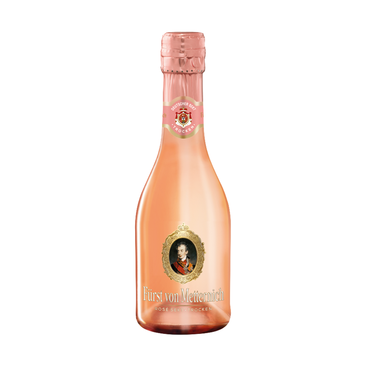 Fürst von Metternich Rosé Sekt trocken 0,2 Liter Piccolo