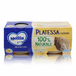 Mellin Omogeneizzato Platessa e Verdure 160 g
