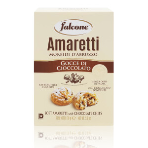 Falcone Amaretti morbidi cioccolato fondeten 170 g