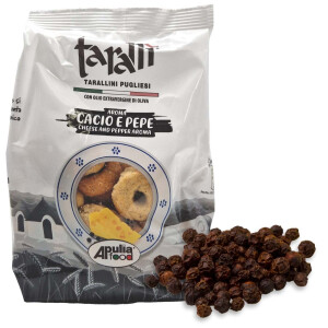 Apulia Food Taralli Cacio e Pepe 250 g