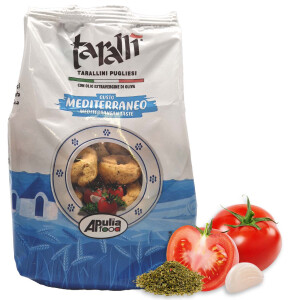 Apulia Food Taralli Mediterraneo 250 g