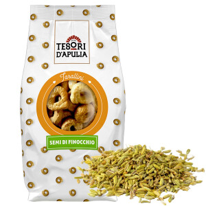 Tesori dApulia Tarallini semi di finocchio 200 g