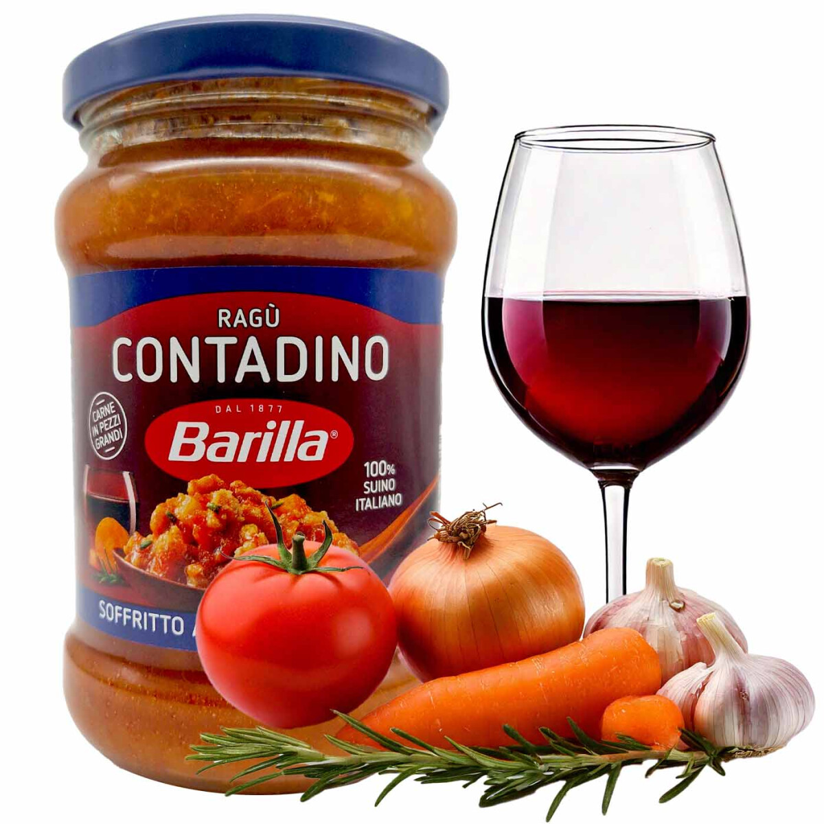 Barilla Sugo Ragù Contadino con Vino Rosso 300 g