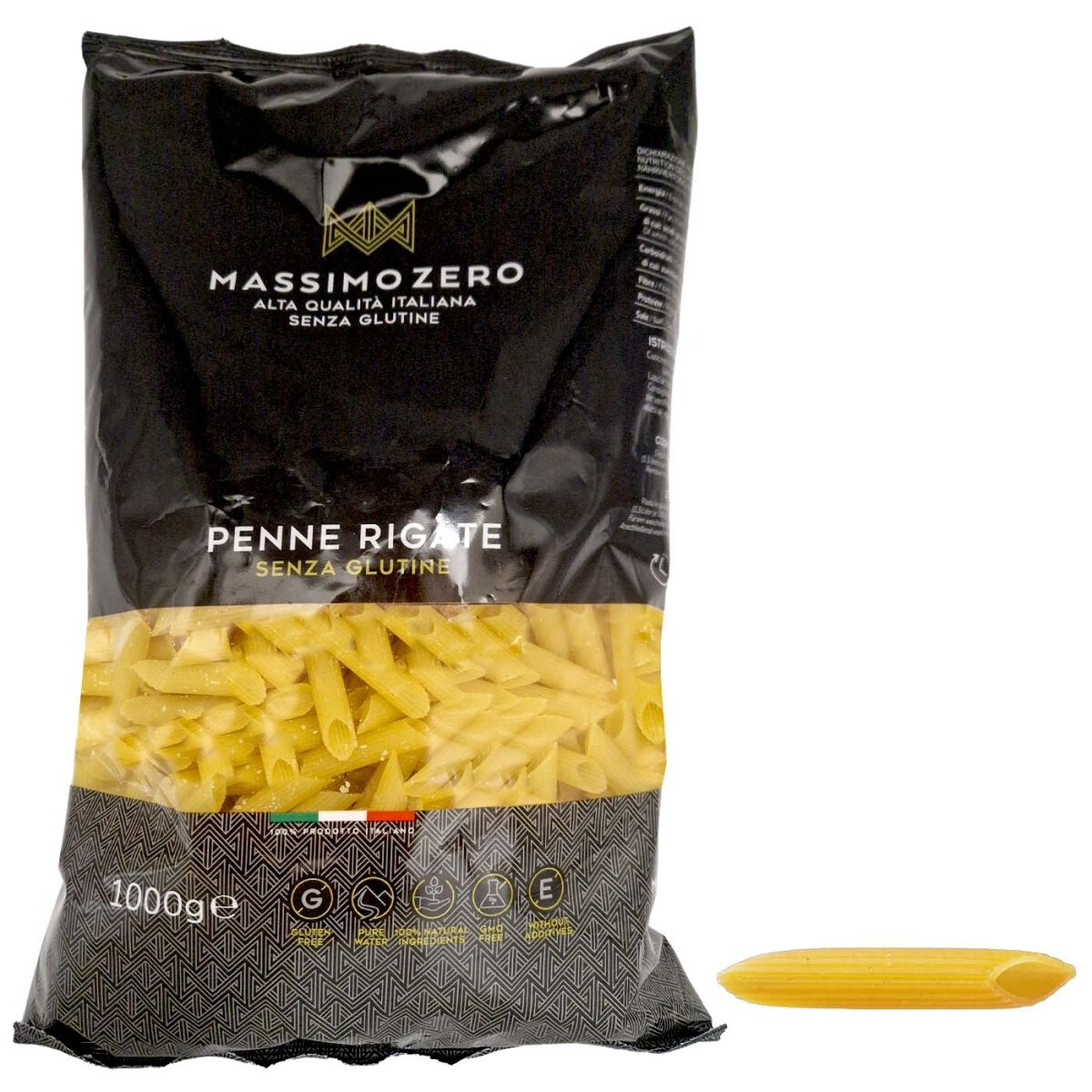 Massimo Zero Penne Rigate senza glutine 1000 g