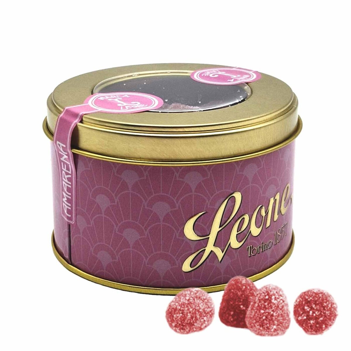 Leone Caramelle Gelantine di Frutta all'Amarena 150 g