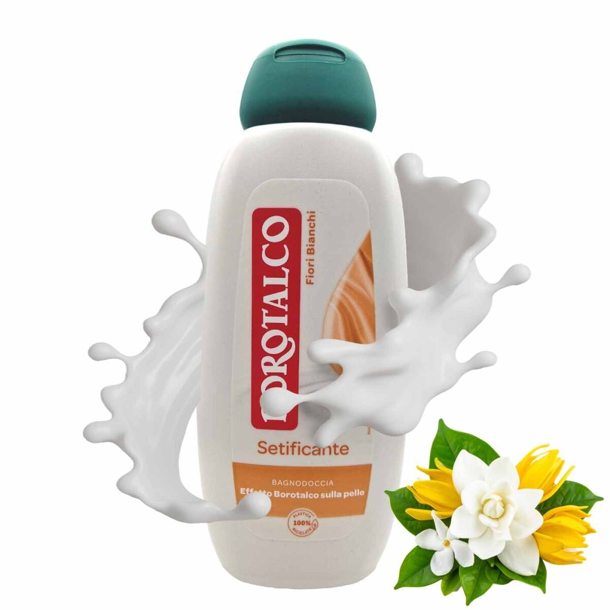 Borotalco Bagnodoccia Setificante Fiori Bianchi 450 ml