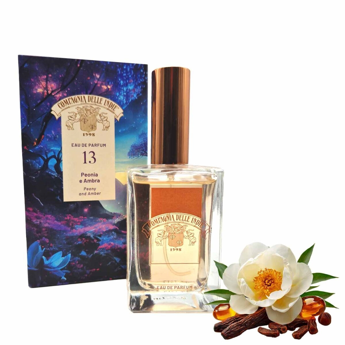 Compagnia delle Indie Eau de Parfum 13 Peonia e Ambra 75 ml