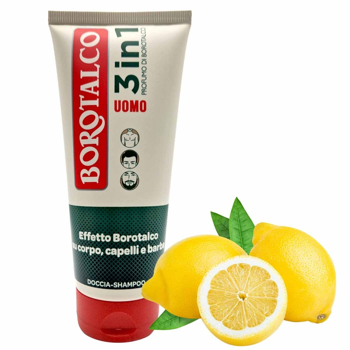Borotalco Doccia-Shampoo 3in1 Originale Uomo 200 ml