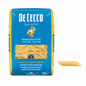 De Cecco Penne Lisce N° 40 500 g