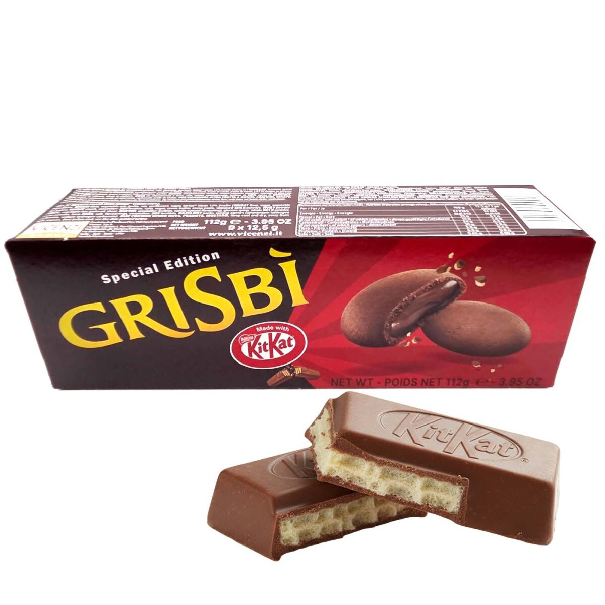 Vicenzi Grisbì KitKat Special Edition 112 g