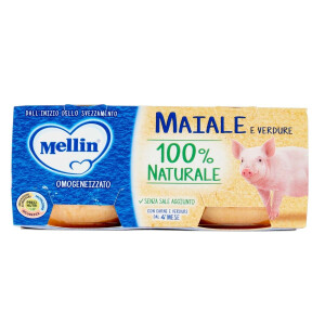 Mellin Omogeneizzato Maiale e Verdure 160 g